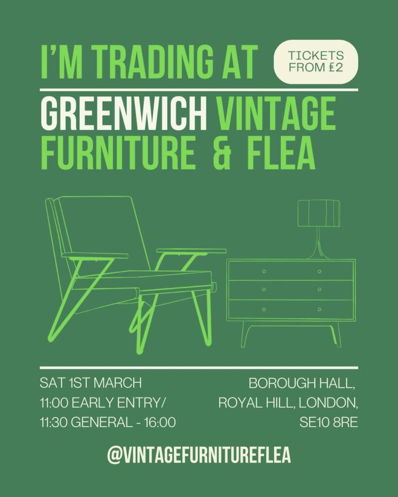 Greenwich Vintage Furniture & Flea flyer