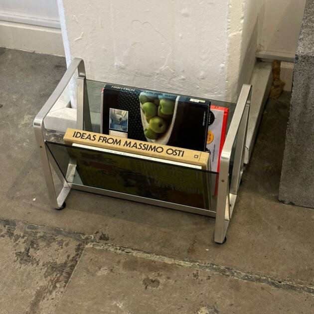 Mid-Century Italian Modern Magazine Rack, 1960s