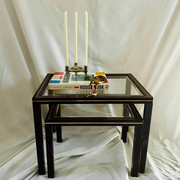 Vintage Pierre Vandel Nesting Tables, Paris 1970s
