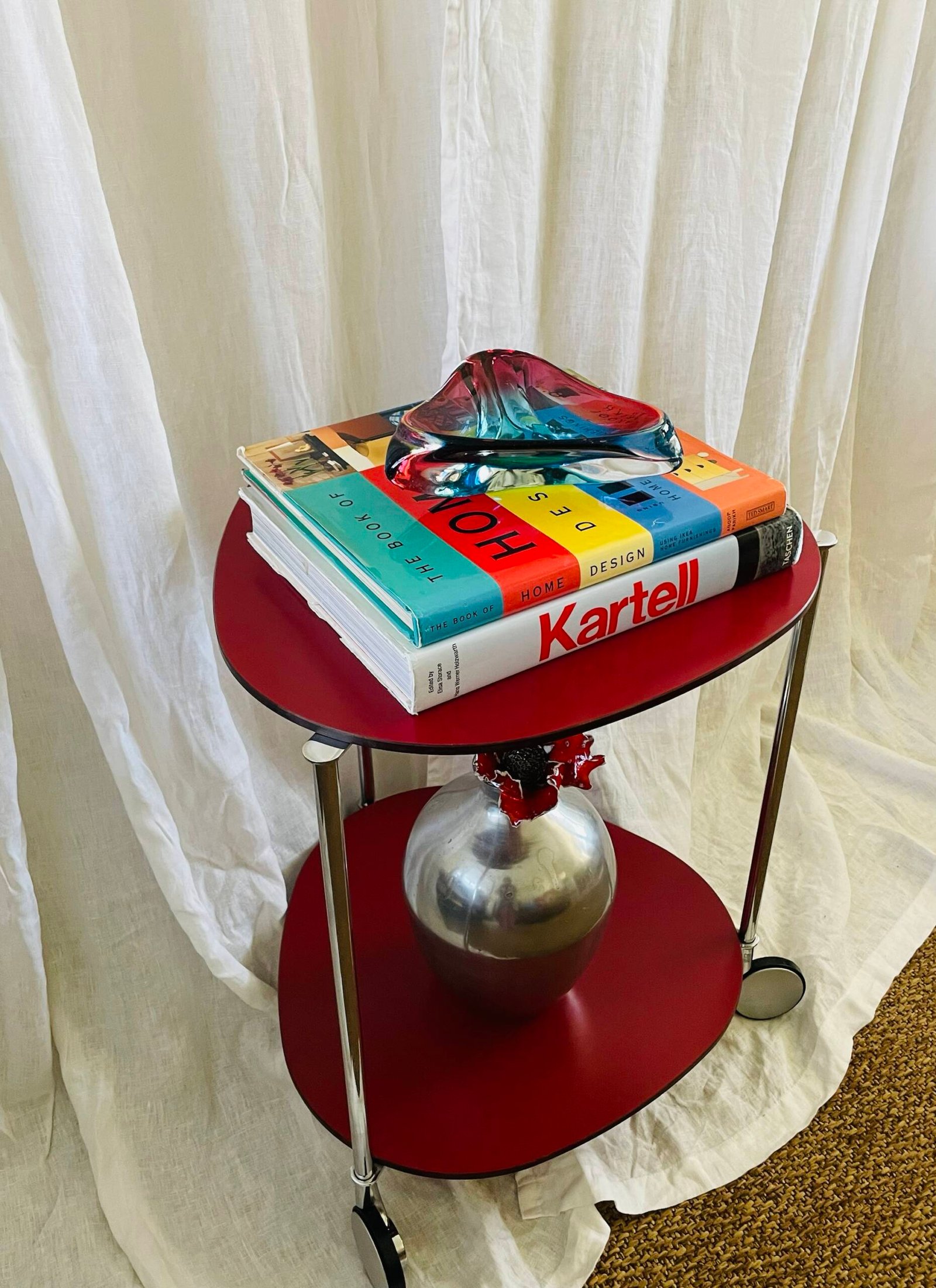 Rare Retro Red Trolley , By OgTM, Made In Italy ๐ฎ๐น - Image 2