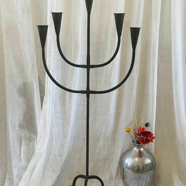 Vintage Giant Brutalist Candelabra