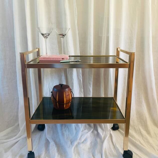 Rare Vintage Drinks Trolley, Made In England