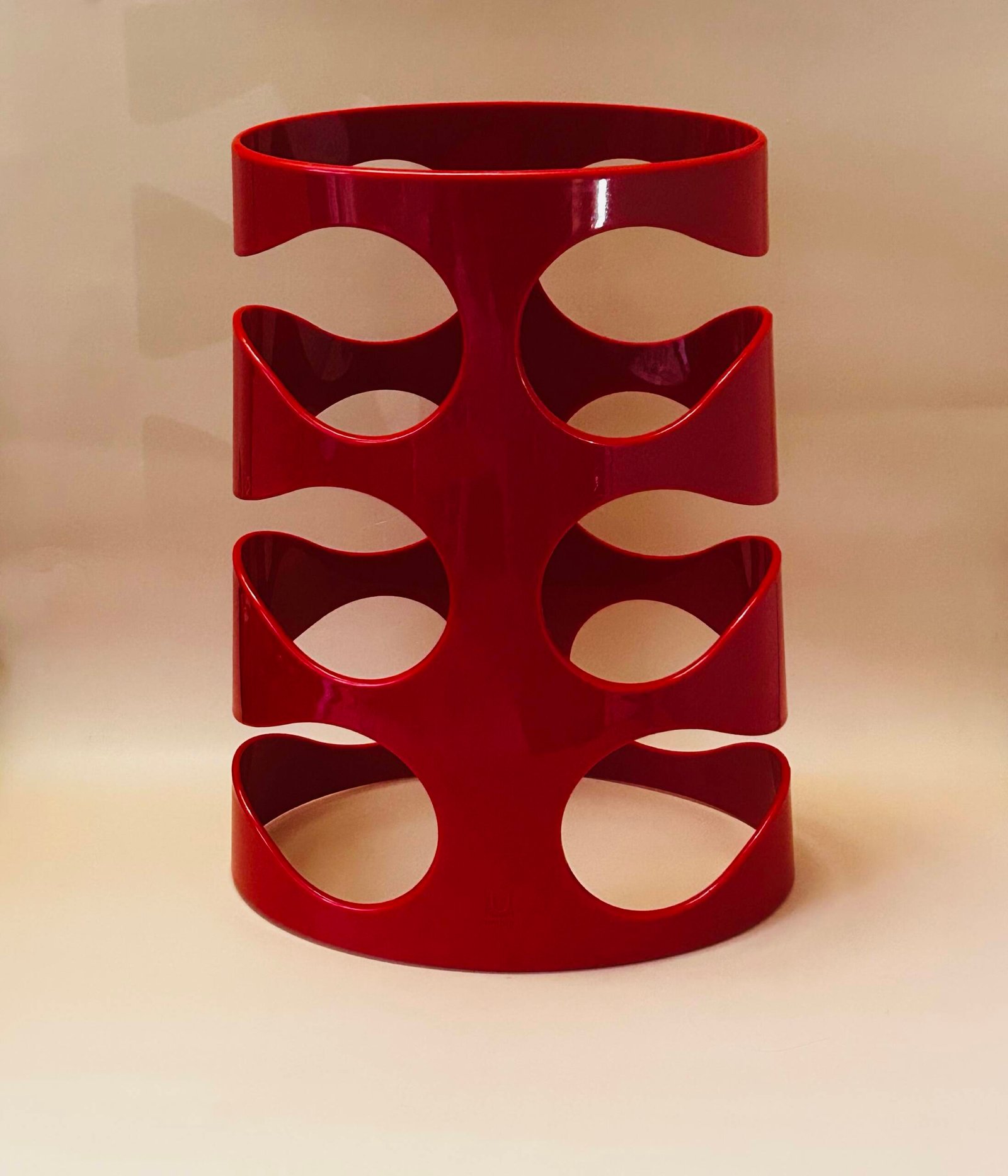 Retro 2009 Umbra Wine Rack by Ran Lerner In A Space Age Design