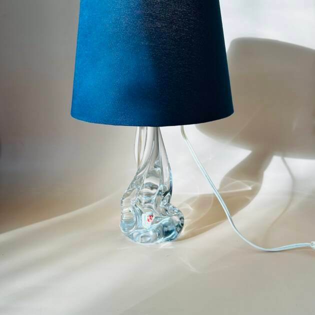 Vintage Crystal Lamp Base , 1960s, Made In France 🇫🇷