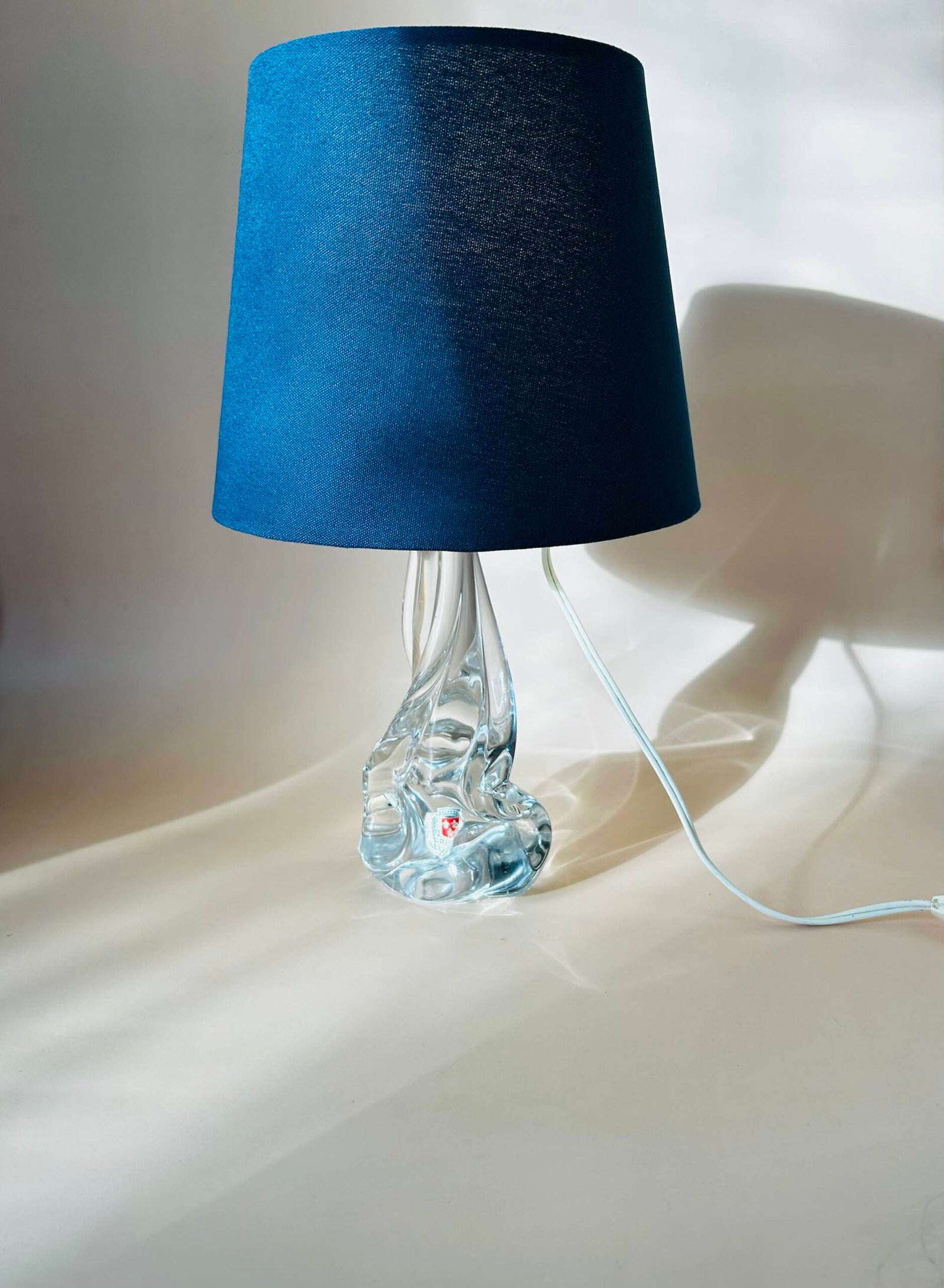 Vintage Crystal Lamp Base , 1960s, Made In France 🇫🇷