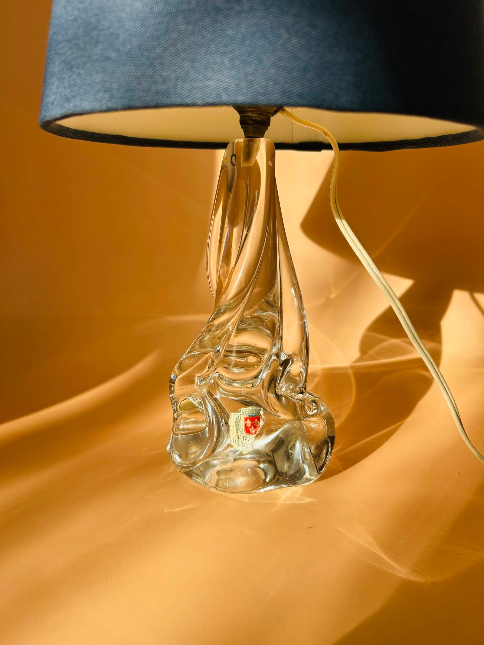 Vintage Crystal Lamp Base , 1960s, Made In France 🇫🇷 - Image 3