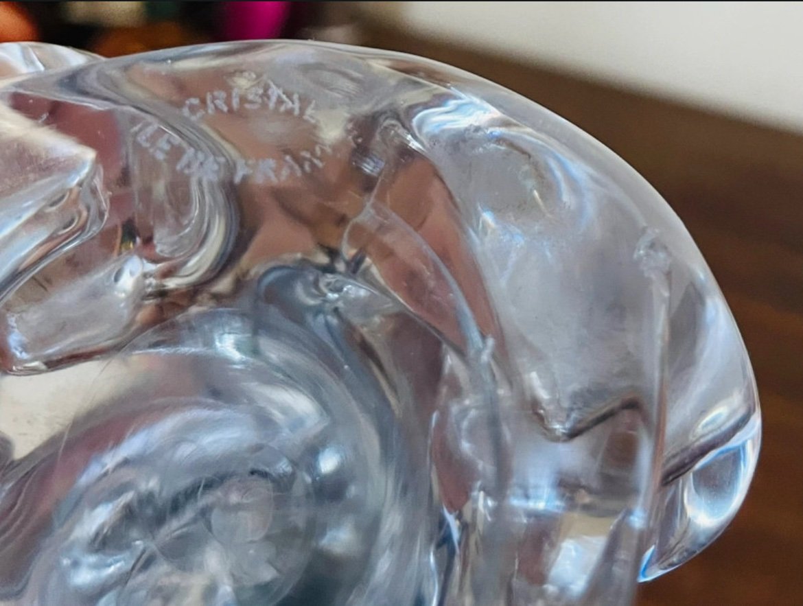 Vintage Crystal Lamp Base , 1960s, Made In France 🇫🇷 - Image 5