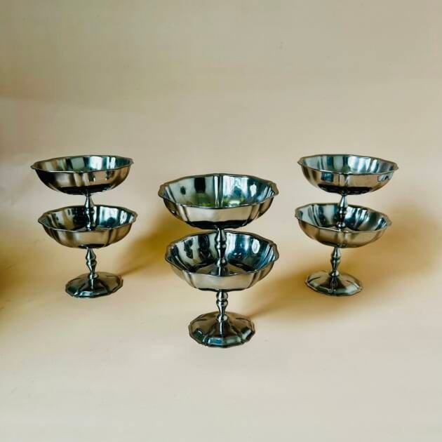 Vintage Stainless Steel Ice-cream Coups, Made In France 🇫🇷