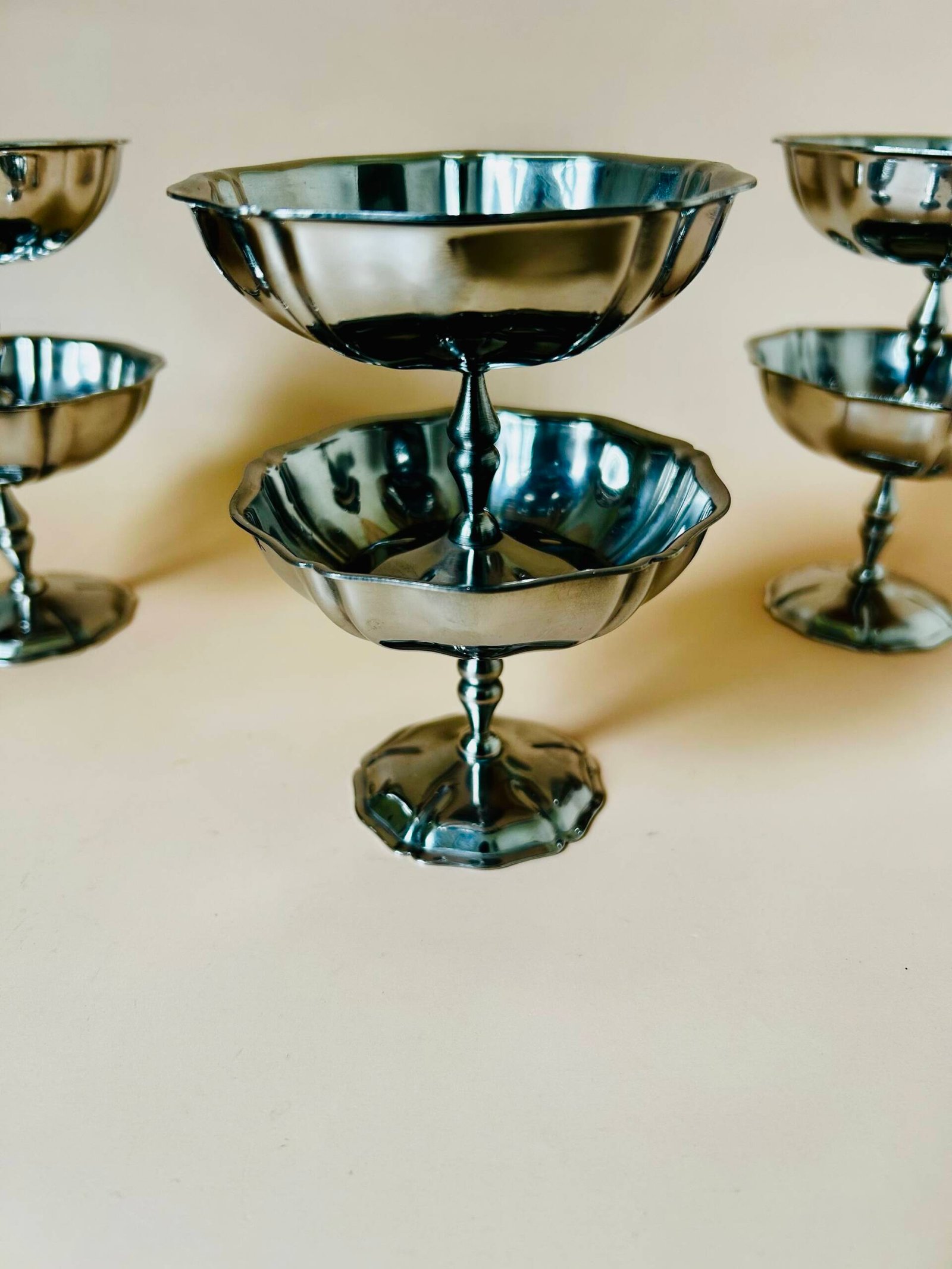 Vintage Stainless Steel Ice-cream Coups, Made In France ๐ซ๐ท - Image 4