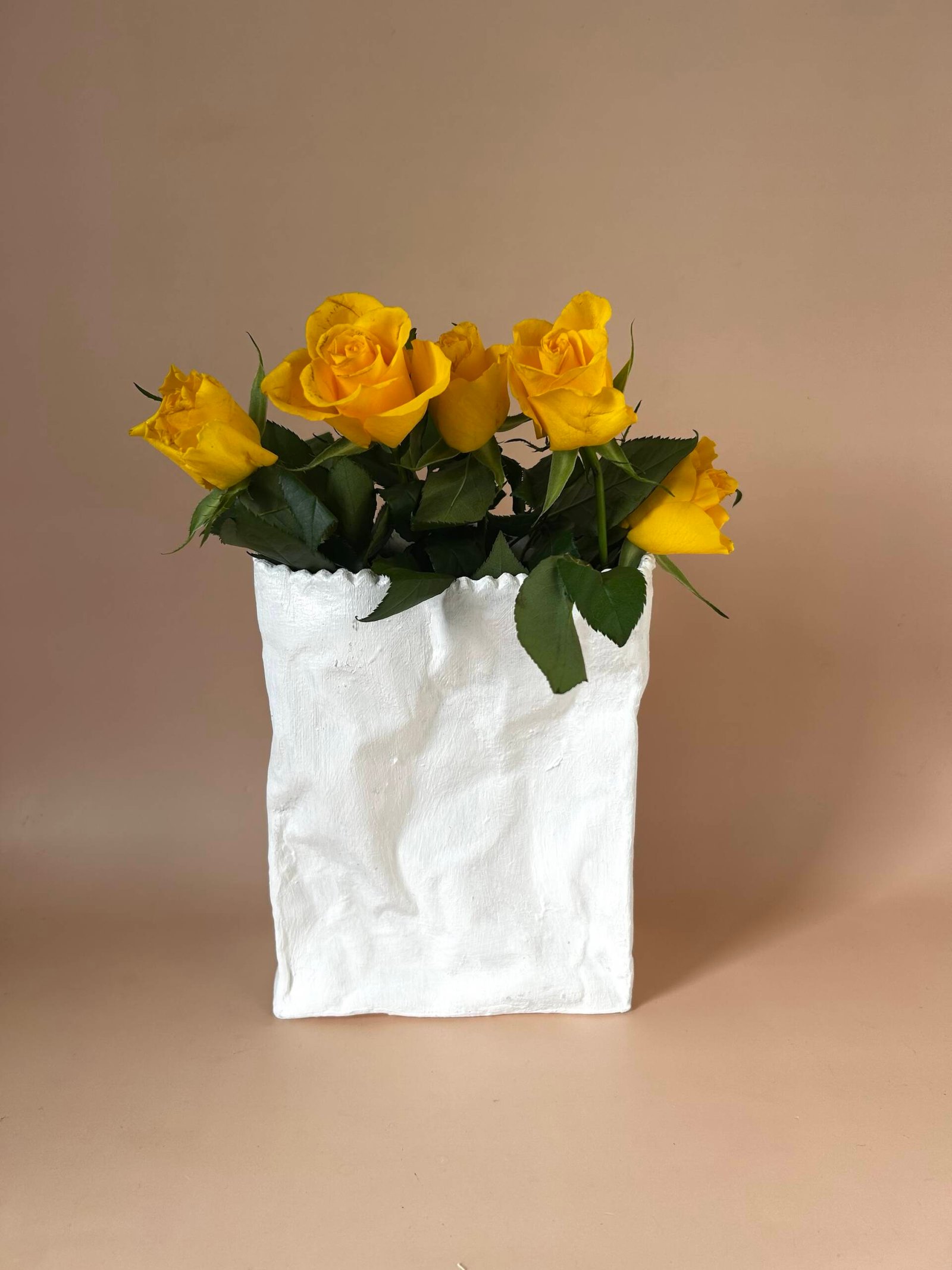 Inspired Rosenthall Tapio-Wirkkala Crushed Paper "Bag" Vase 🏺