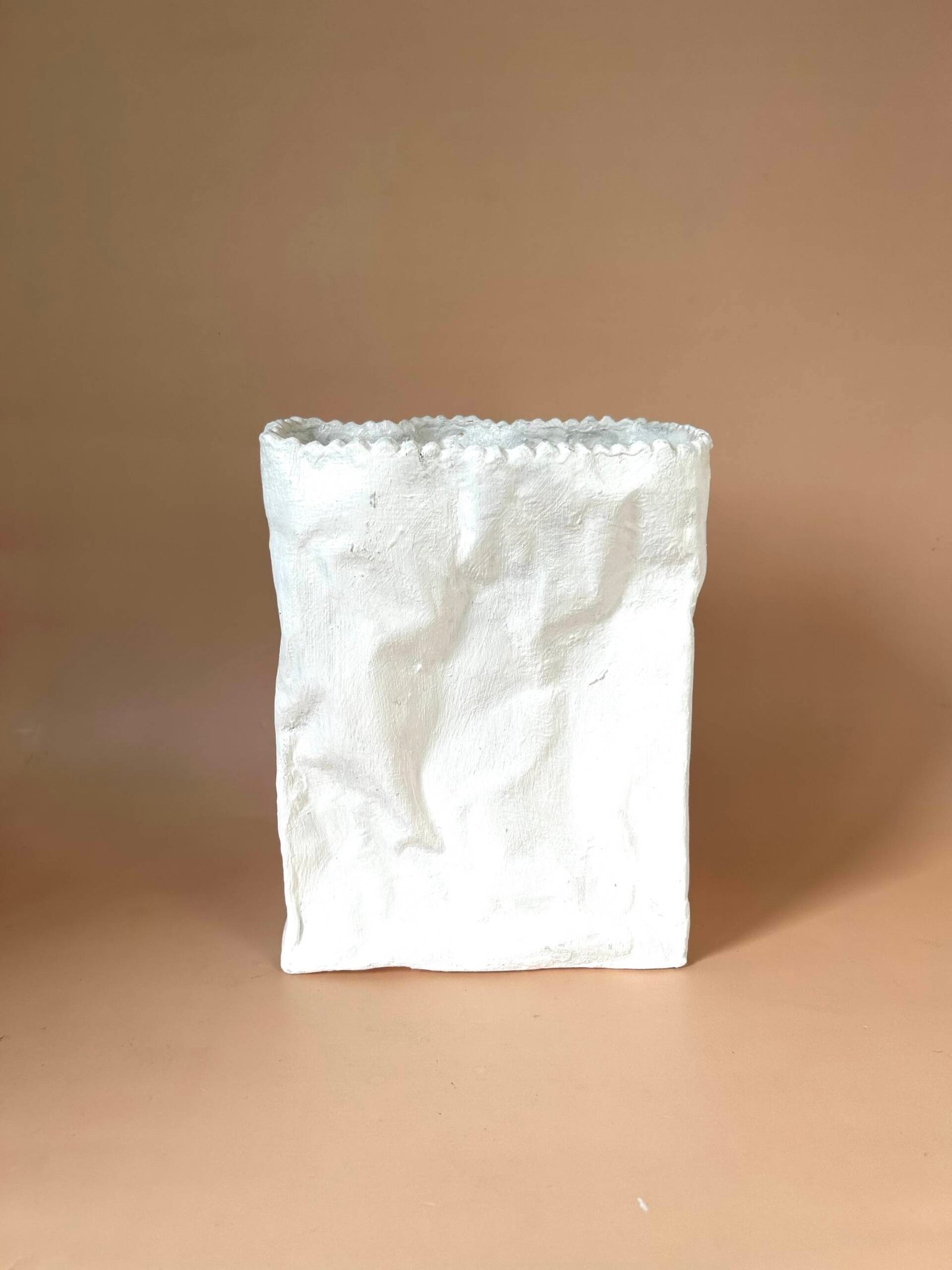 Inspired Rosenthall Tapio-Wirkkala Crushed Paper "Bag" Vase 🏺 - Image 3