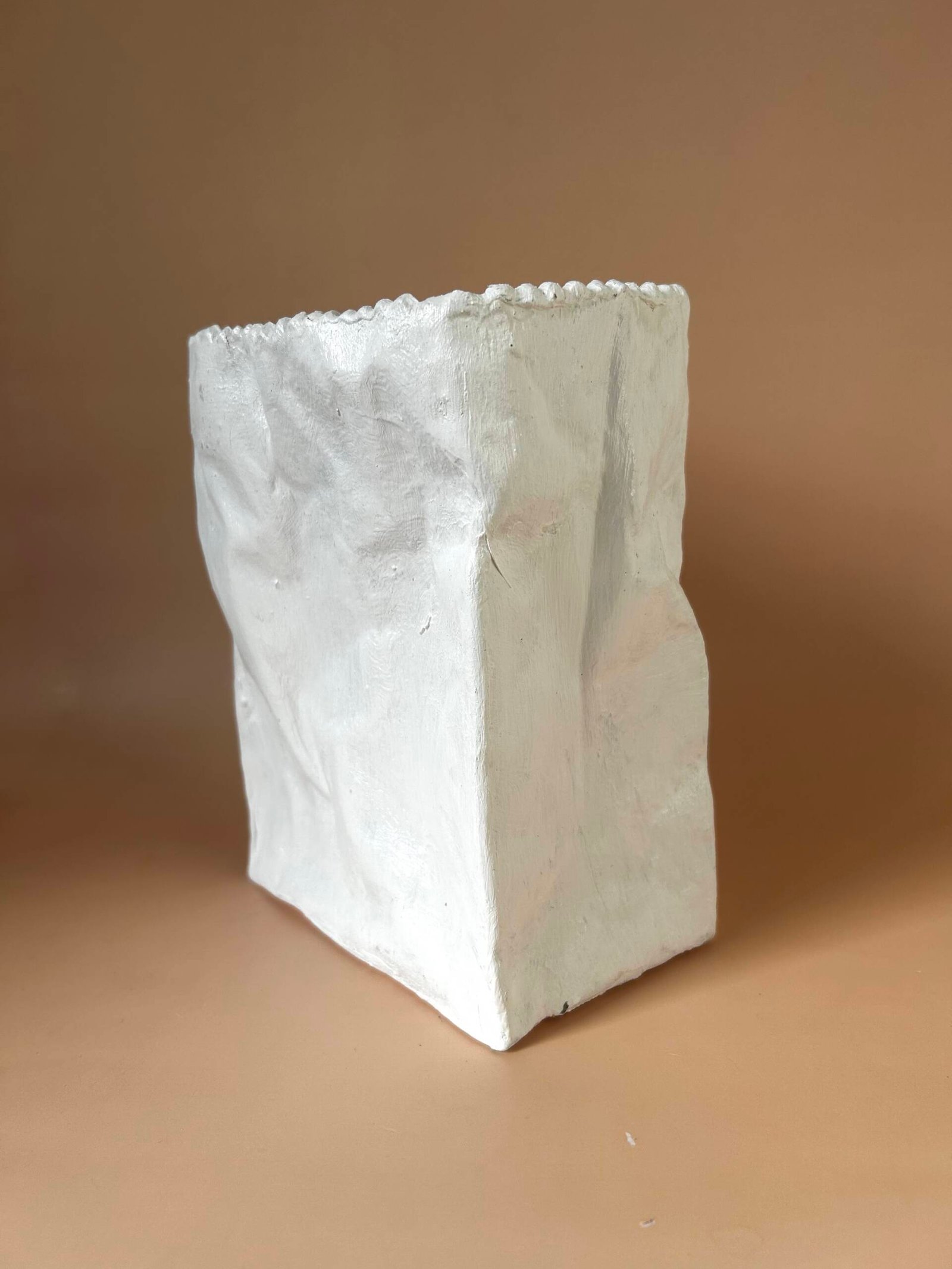 Inspired Rosenthall Tapio-Wirkkala Crushed Paper "Bag" Vase 🏺 - Image 6