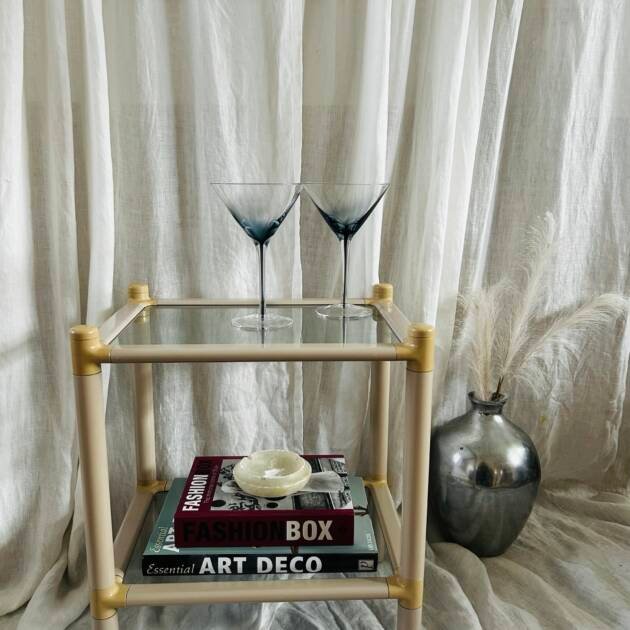 Vintage Gedy Italian 🇮🇹 Two Tier  Plastic Side Table.