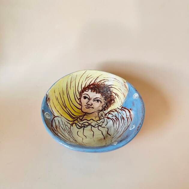 Hand Painted Ceramic Bowl