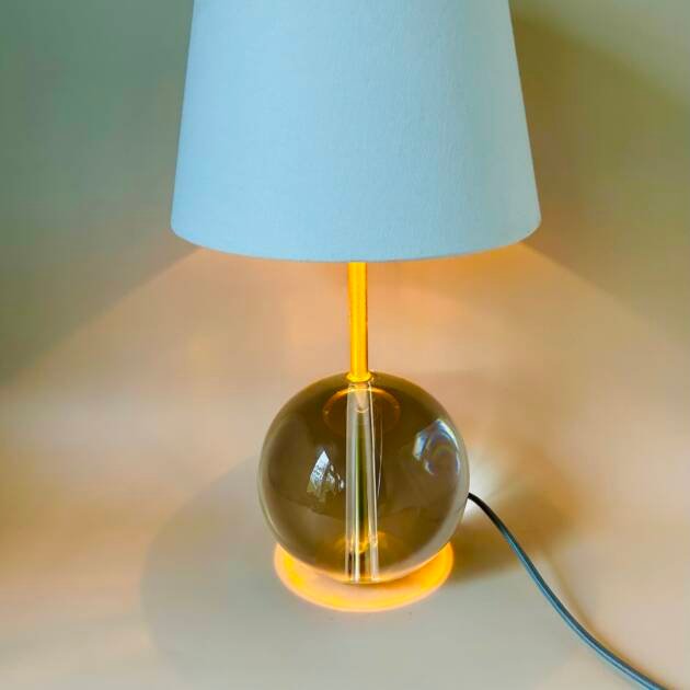 Modern Clear Sphere Table Lamp