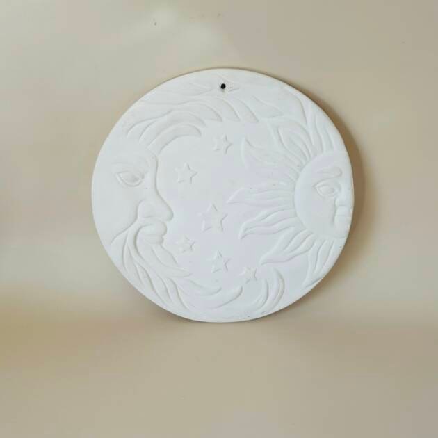 Ceramic Celestial Wall Plaque