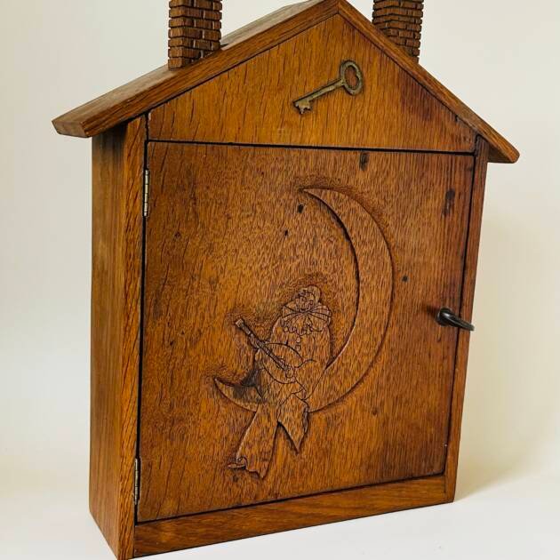 Vintage wooden key box