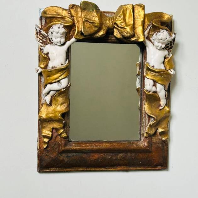 Handmade wall art mirror by Alan Wallis Designs