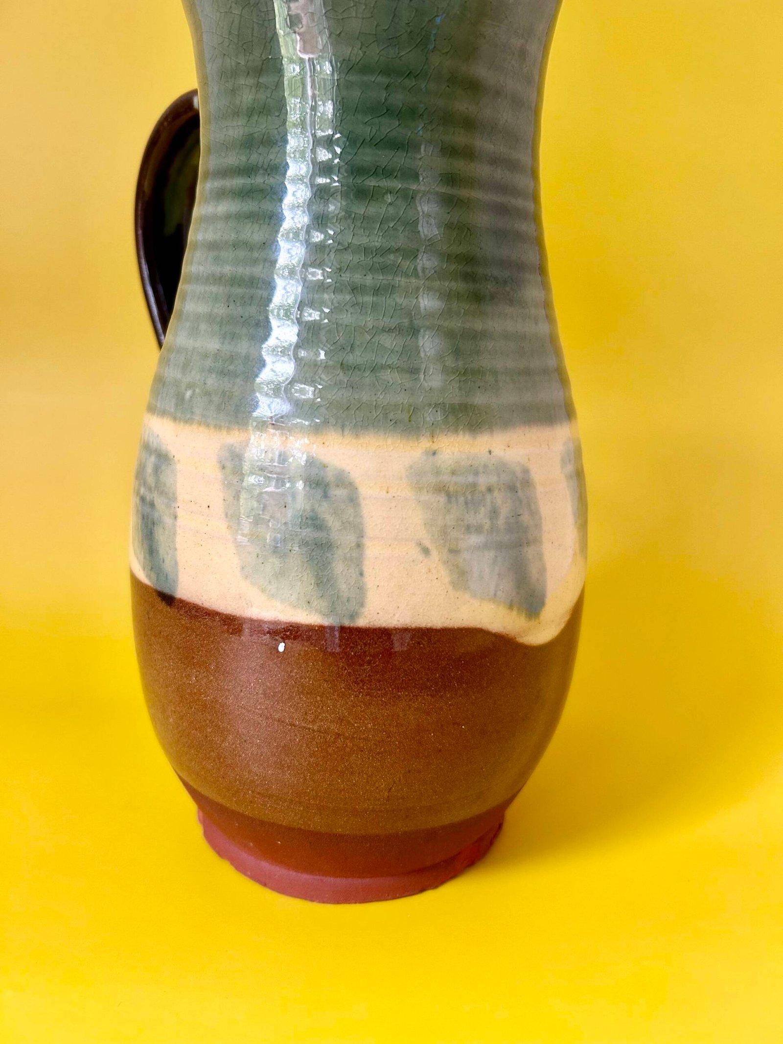 Hand-thrown wattisfield studio pottery jug - Image 5
