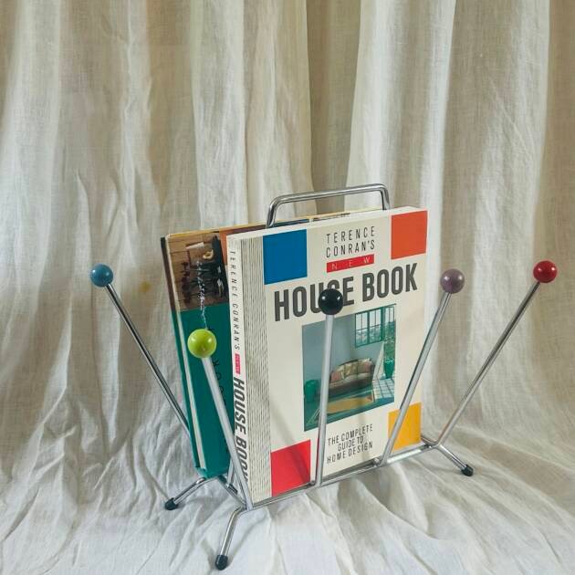 MCM Sputnik-style magazine rack