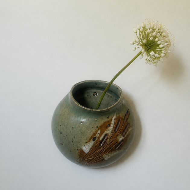 Studio Pottery Wall Vase