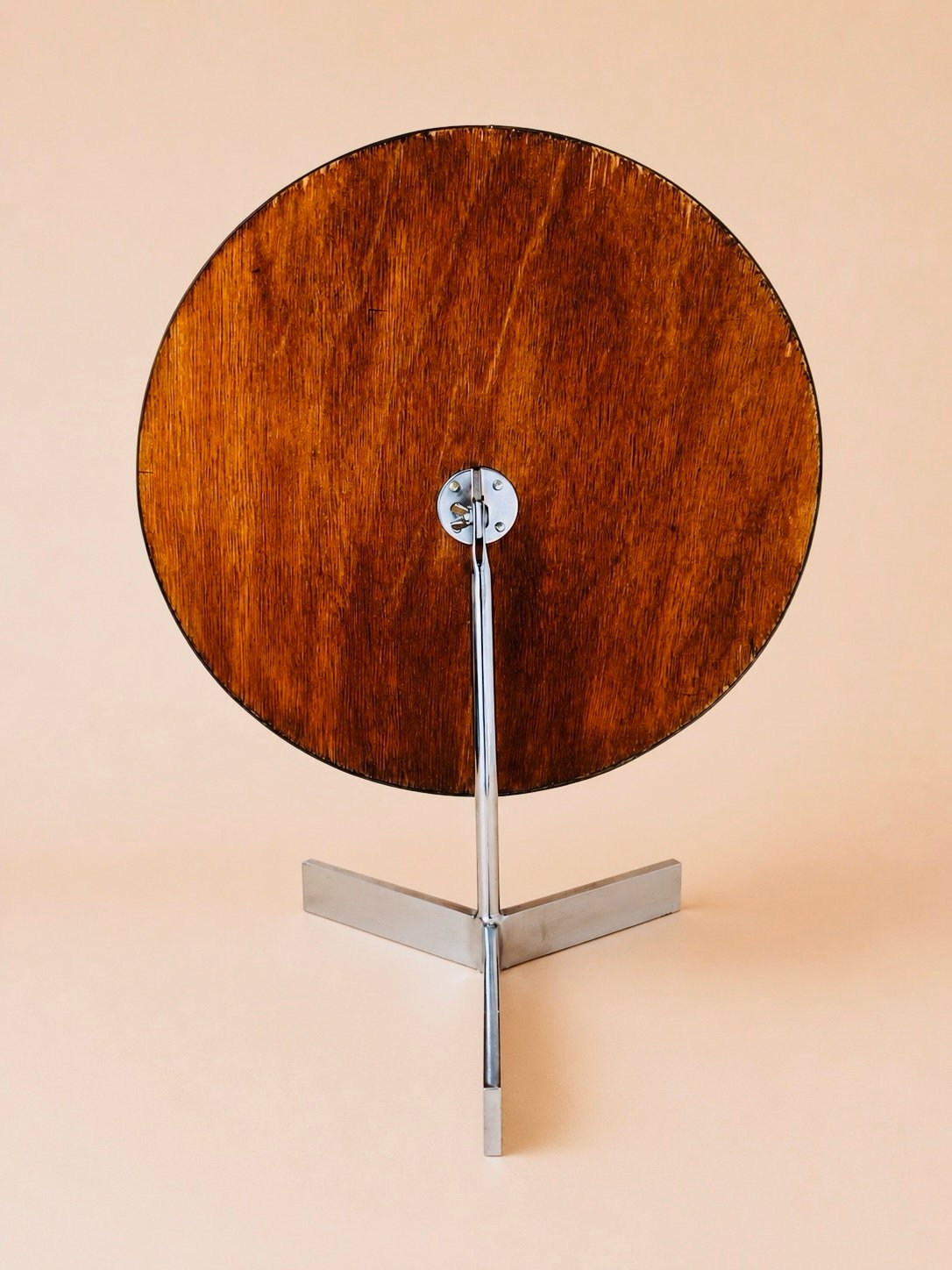 Sculptural Chrome Tripod Mirror - Image 3