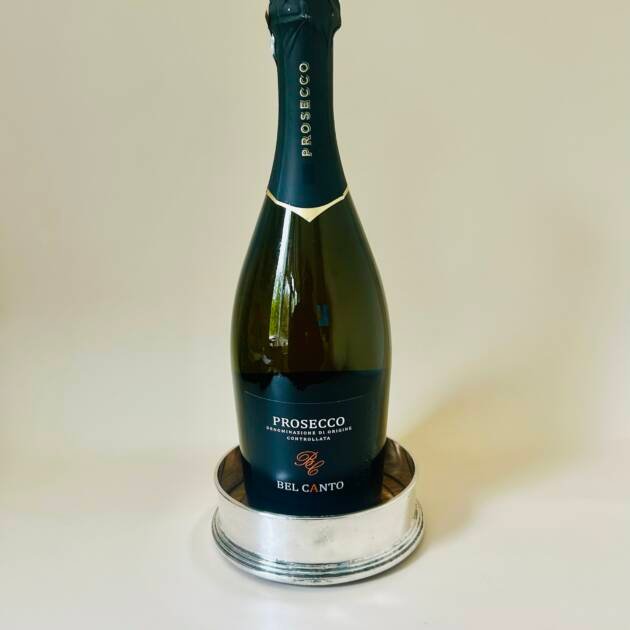 EPNS Silver-Plated Wine Bottle Coaster