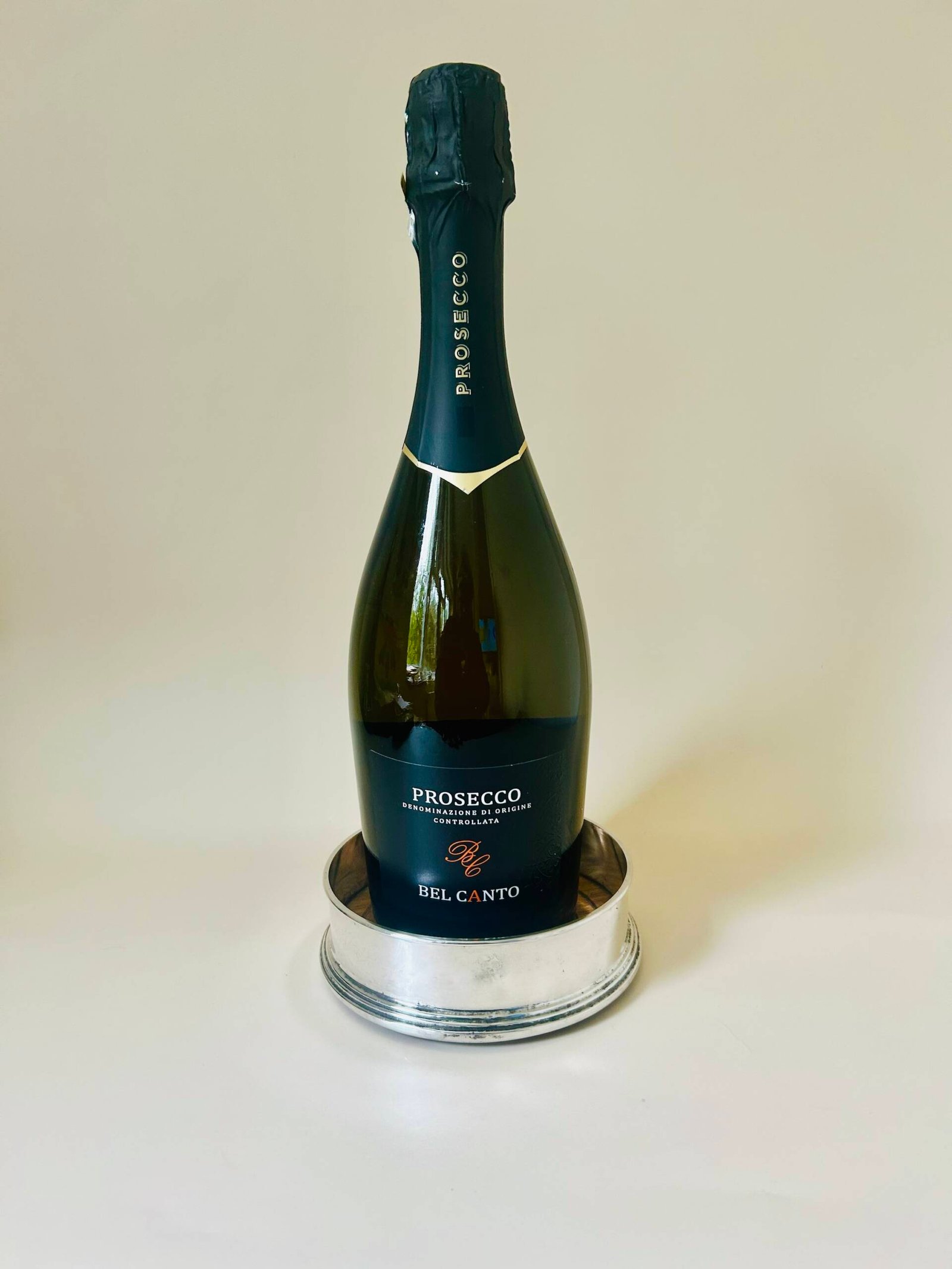 EPNS Silver-Plated Wine Bottle Coaster